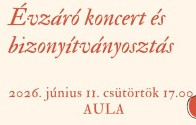 Évzáró koncert és bizonyítványosztás a Művészeti Iskolában