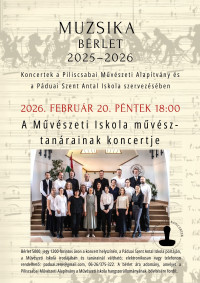 III. Bérletes Hangverseny - Az iskola művésztanárainak hangversenye 