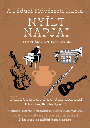 A művészeti iskola nyílt napjai