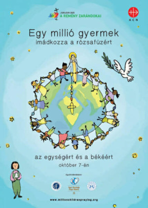 Egy millió gyermek imádkozza a rózsafüzért 2025