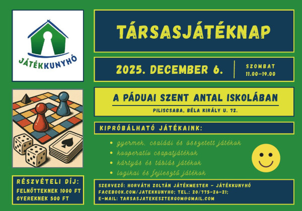 Társasjátéknap 2025